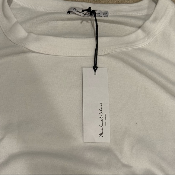 Michael Stars Cream Long Sleeve Blouse - Picture 2 of 2